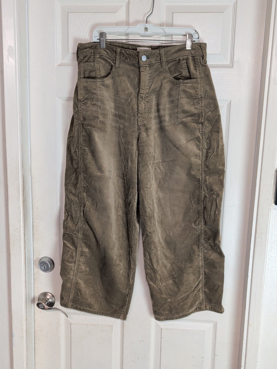 Anthropologie Pants - Anthropologie Pilcro The Yaya Mid-Rise Corduroy Crop Flare Jeans Brown Women 31